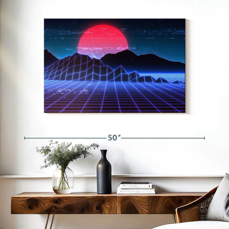 Kelan Digital Sunset, 26" H x 39" W