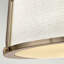 Barryknoll Fabric Semi Flush Mount-16292036