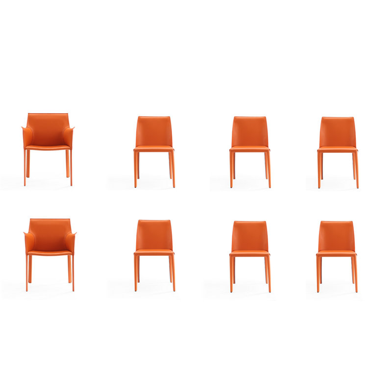 Ensemble de chaises d'appoint rembourrées Paris, Corail, Corail