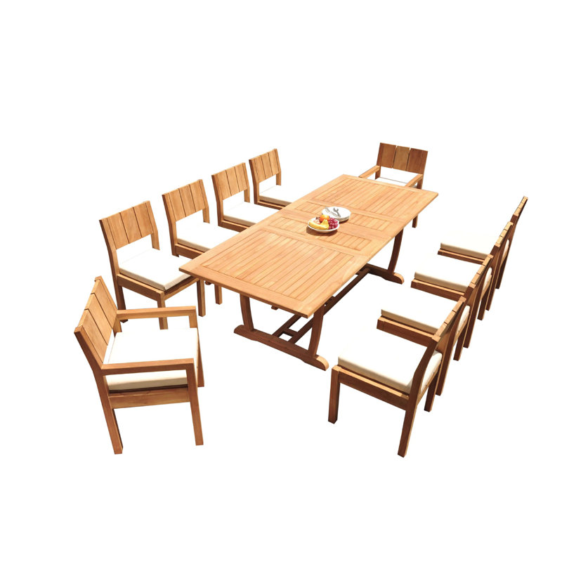 Ensemble repas pour 10 personnes Elmer, H 30,5 po x L 71 po x l 40 po