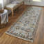 Carrington Hand Knotted Wool Oriental Area Rug in Gray-3508028