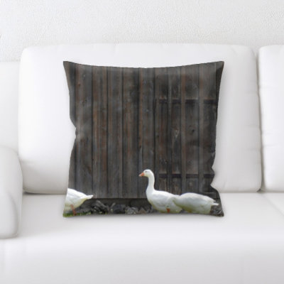 Zoie Geese Square Pillow Cover & Insert