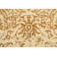 Tapis beige / ivoire / doré noué à la main rectangulaire 4 pi 1 po x 6 pi 2 po