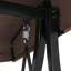 Padded swing with steel frame and stand-96369162