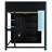 Full Size Loft Bed with Desk, Open Wardrobe & RGB Light, Multi-Functional Bed for Kids & Teens, Blue-1180755934