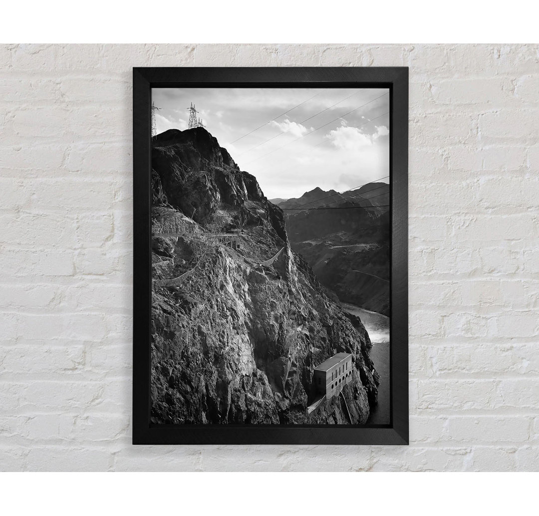 Cliffs Above Boulder Dam von Ansel Adams - Einzelne Bilderrahmen Kunstdrucke