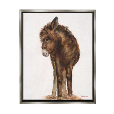 " Smiling Donkey Foal " by GeorgeDyachenkoArt