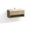 Modo 48" W Wall Mounted Single Bathroom Vanity-528966628-528966623-499787468