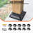 Tamima Powder-Coated Steel Post Base