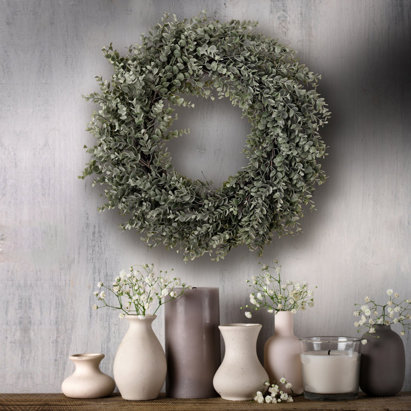 26" Faux Eucalyptus Wreath