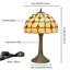 Lampe de table 19 po H Tiffany