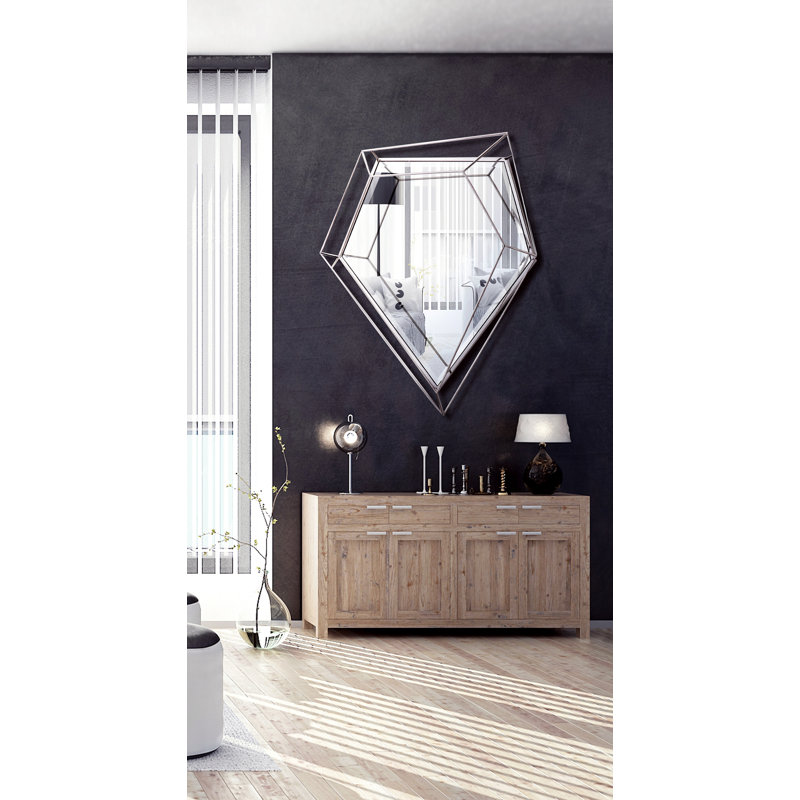 Lester Metal Flat Wall Mirror