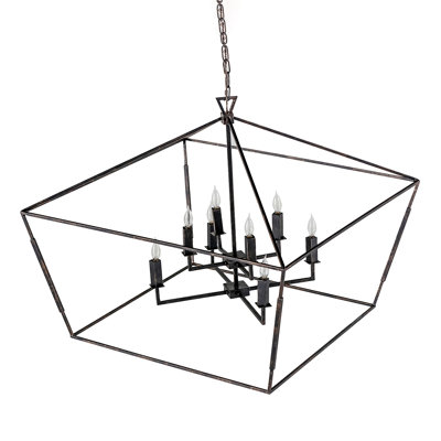 Luminaire suspendu 8 lumières pour vestibule Arnold