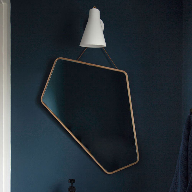 Ogle Wood Flat Wall Mirror