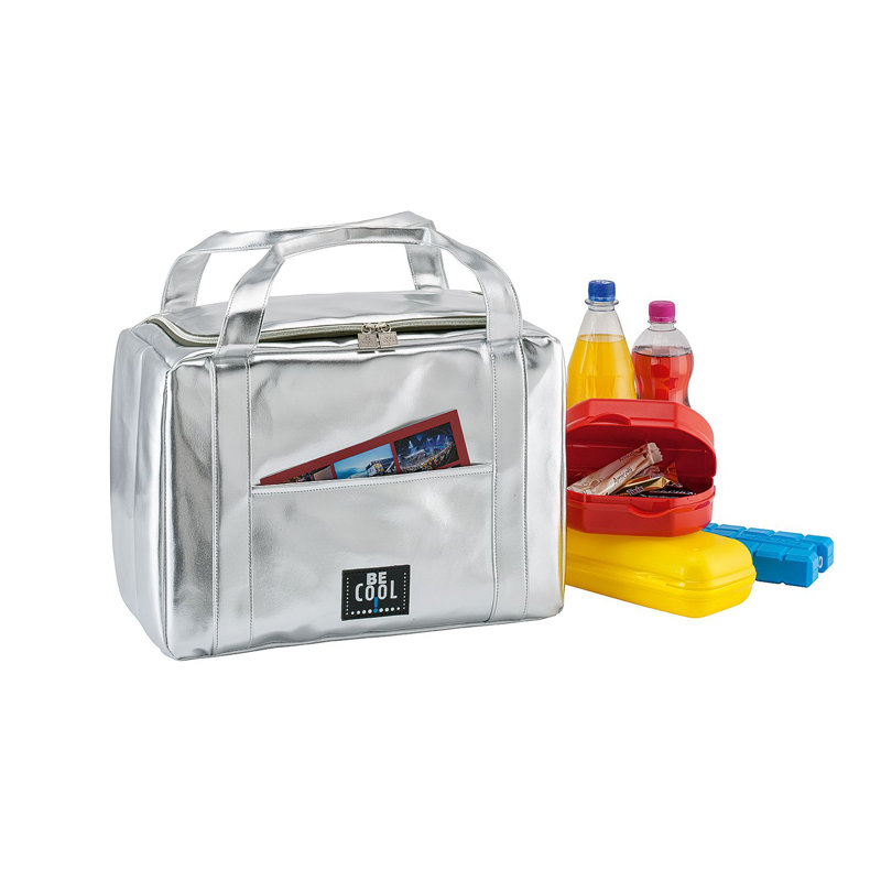 Symple Stuff Handheld Cooler in Silver