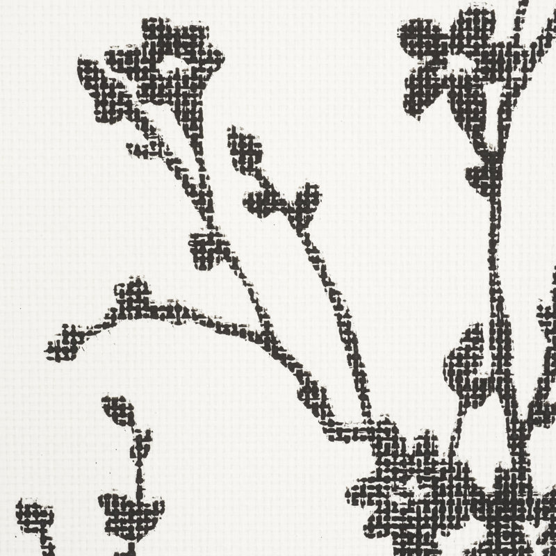 Twiggy Paperweave Wallpaper, Black