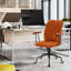 Chaise de travail en velours Limburg-544024752