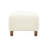 Comfortable Ottoman, White