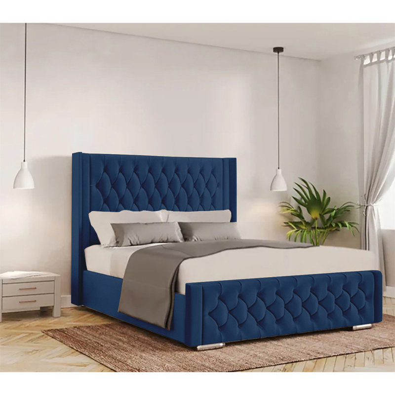 Athlene Upholstered Bed Frame, Parliament, Single (3')
