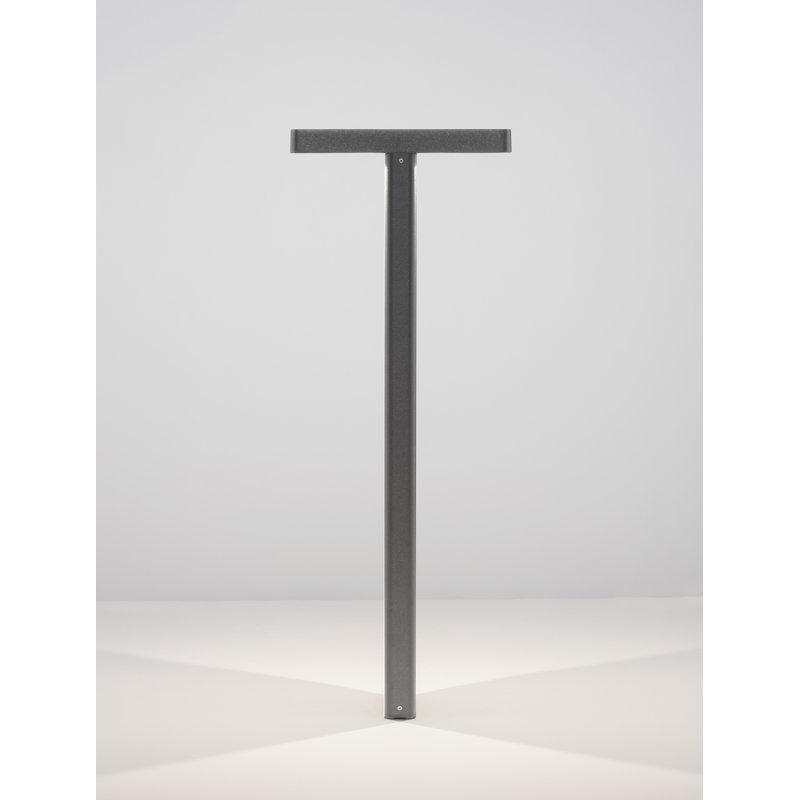 Black Integrated LED Metal Bollard Light