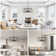 20" 5-Light Dimmable Adjustable Durm Chandelier