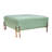 Dinuk Ottoman Fabric and Non-Woven Upholstery with Vertical Channel Stitching and Sleek Metal Legs in Glam Modern Design for Contemporary Decorative Accent-1186552902