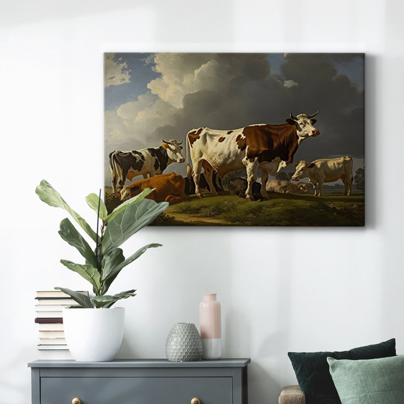 Animaux, série de paysages, H 40 po x l 60 po