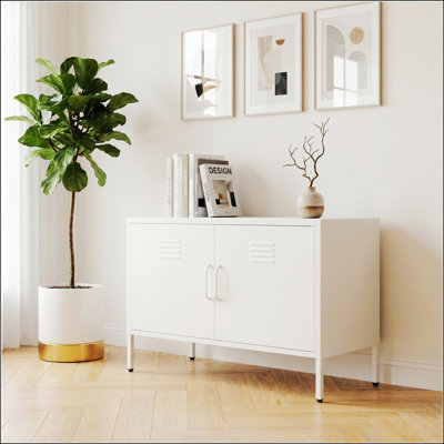 Armoire de rangement en métal durable et multifonctionnelle avec une construction en acier robuste et une conception compacte pour une organisation efficace