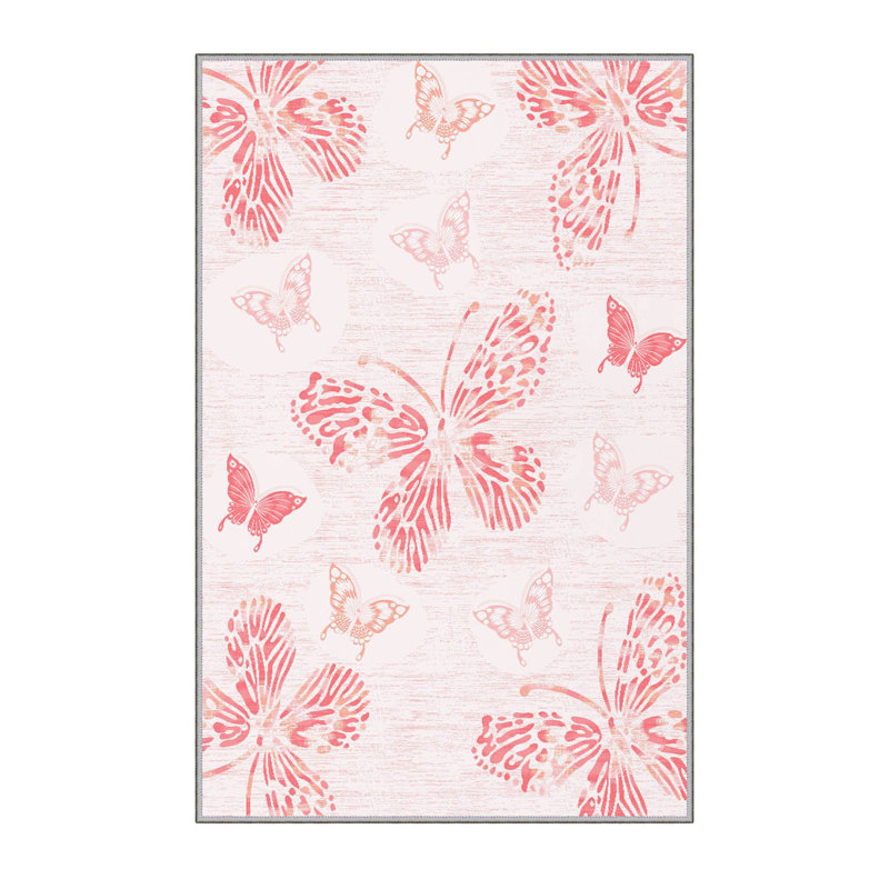 Elegant 3D Printed Area Rug, 4.6 x 7.2 ft | 100% Polyester, 0.31 in Pile Height, Antibacterial | Non-Slip PVC Felt Dot Underside, Machine Washable, Perfect for Living Room or Bedroom, Durable & Stylish Design