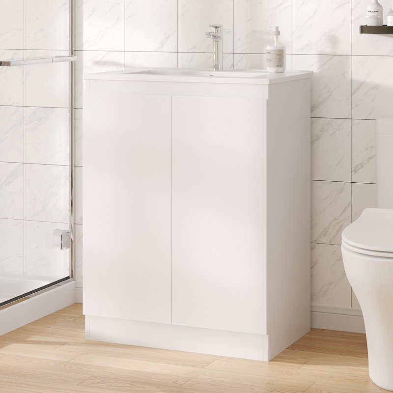 500mm Single Bathroom Vanity with Undermount Ceramic Basin