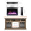 Electric Fireplace Insert with Realistic Flame, Ultra Thin Heater, Remote Control, Timer, and Overheating Protection for Safe and Cozy Heating