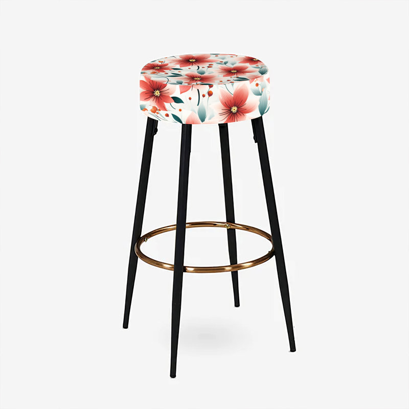 Ensemble de 2 tabourets de bar Red Coastal Harmony