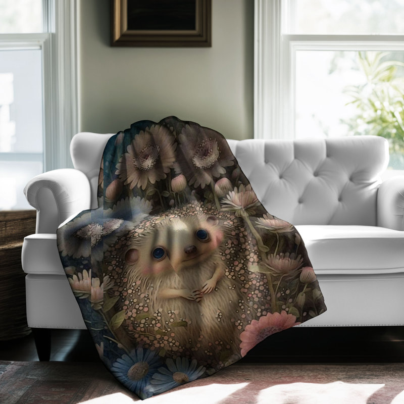 Couverture Soft Hedgehog, L 60 po x l 50 po