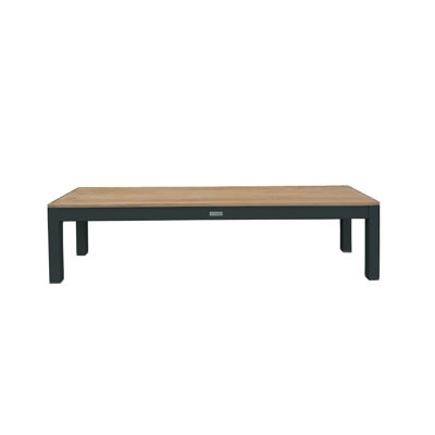SoHo Teak Aluminum Outdoor Picnic Dinning Bench