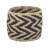 Cattail and Paper Zee Basket Decorative Storage Organizer with Handwoven Fibers-222905616