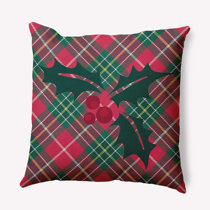 Olive Green plaid / Summer Pillow / Pillow Cover / Decorative