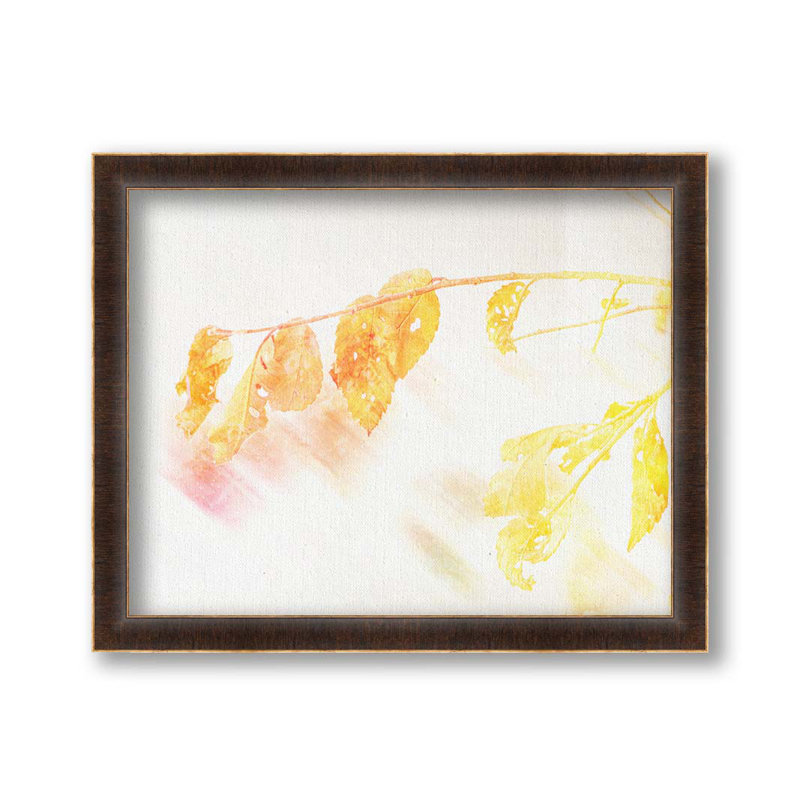 Autumn Pastel Song par Hal Halli. Impression sur papier - Montée et encadrée avec de l'acrylique transparent