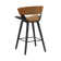 Blayse 26.96" PU Upholstered Counter Bar Stool with Wood Frame (Set of 4)