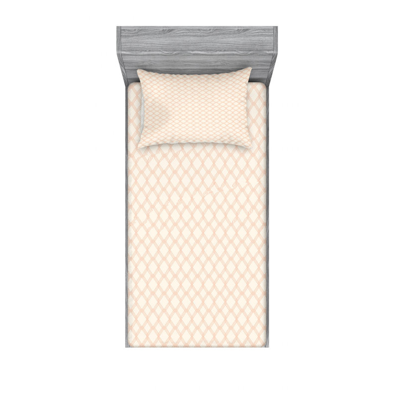 Ensemble de draps géométrique hexagonal, Simple