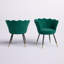 Fauteuil demi-tonneau en velours 28,35 po Willington-1540028919