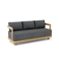 Granada 71'' Teak Outdoor Patio Sofa with Sunbrella® Cushions