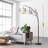 83'' 3-way Dimmable Arc Tree Floor Lamp With Rotary Switch
