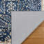  Tapis d'intérieur lavable à la machine Everyday Chic, imprimé en flanelle de polyester doux avec envers antidérapant, bleu marine Seda 8 x 10-1510765814-1510765812