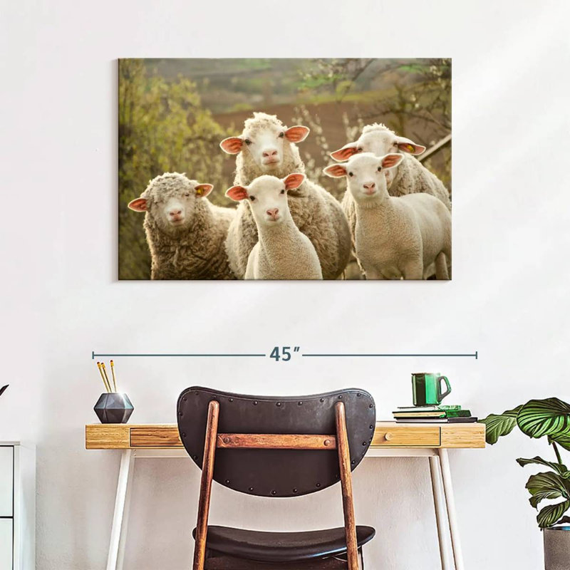Stunned Sheep, 26" H x 39" W