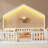 Twin Floor Bed With High Rails, En Montessori Bed With Light For Kids, Boys And Girls-1957363320-1957363327