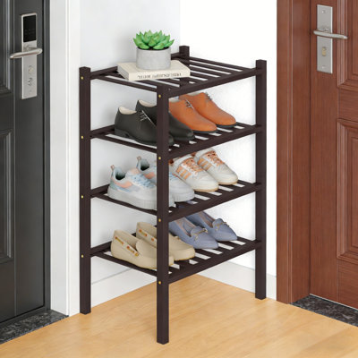 Bamboo Shoe Rack