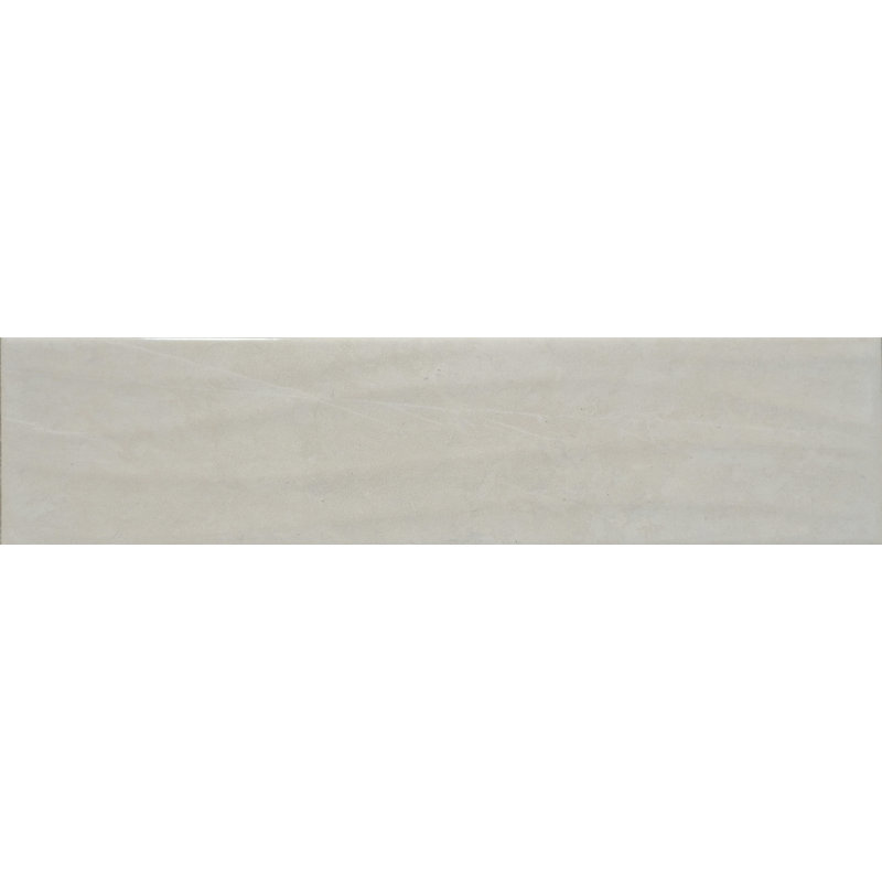 Carreau de métro 4 po x 16 po Blanc Vigoureux, 4 po x 16 po, Gris clair / gris