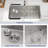 30" L Single Bowl Undermount Stainless Steel Kitchen Sink with Sink Gird-87729378