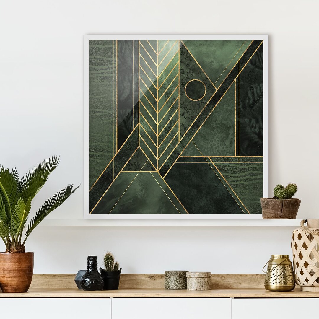 Gerahmtes Poster Geometric Shapes