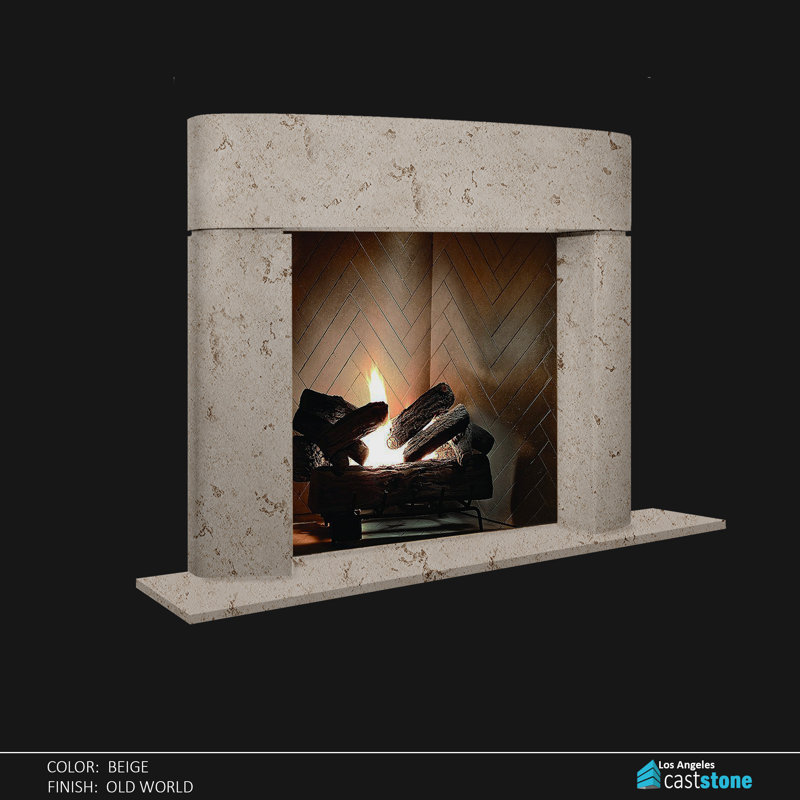 Vells Fireplace Surround, Beige Old World